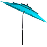 10 Ft 3 Tier Patio Umbrella, Outdoor Umbrella W/Double Vented