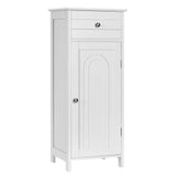 Bathroom Floor Cabinet, Wooden Side Storage Organizer Unit