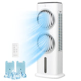 Evaporative Air Cooler, with Remote Control, 3-in-1 Portable Quiet Swamp Cooler with 3 Modes