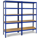 Tangkula 72" Storage Shelves, Heavy Duty Steel Frame 5-Tier Garage Shelf