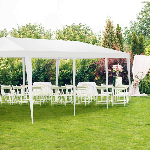 tent garden party Tangkula 10 x 30 Feet Outdoor Canopy Tent, Wedding Party Tent – tangkula