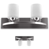Bathroom Vanity Lamp Brushed Nickel Wall Mounted Vanity Lighting Fixture