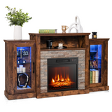 Tangkula Electric Fireplace TV Stand