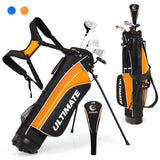 Tangkula Junior Complete Golf Club Set for Children Right Hand, Golf Stand Bag, Perfect for Children, Kids
