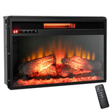 Tangkula 26 Inch 1500W Infrared Quartz Electric Fireplace Insert