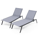 Tangkula Outdoor Adjustable Chaise Lounge Chair