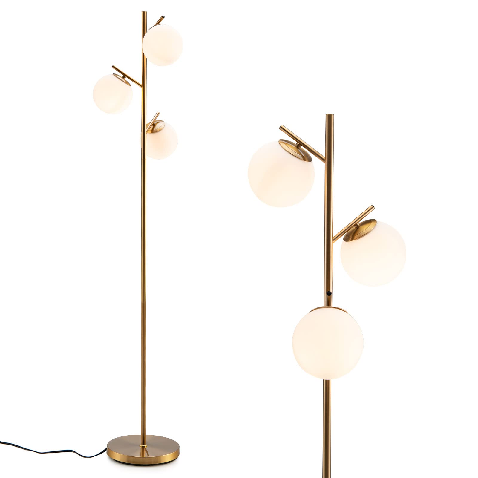 3-Globe Floor Lamp - Tangkula