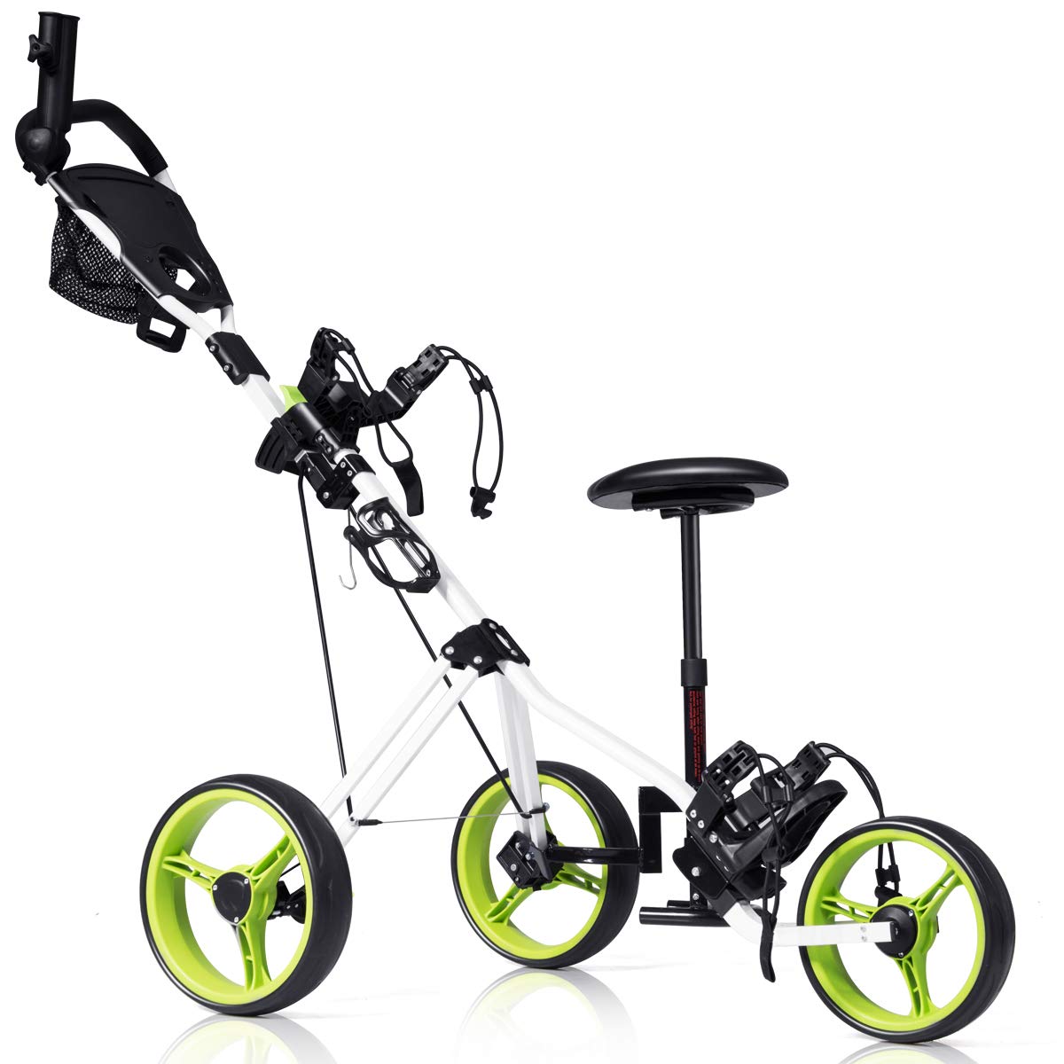 Tangkula Golf Push Cart with Seat