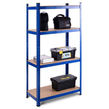 TANGKULA Home Garage Multi-Use Storage Rack with Adjustable Shelves, 4-Tier Garage Shelf