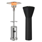 Tangkula 48000 BTU Outdoor Patio Heater with Wheels, Portable Porch Propane Heater