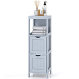 Multifunctional Storage Cabinet, Grey - Tangkula