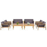 Tangkula Outdoor Acacia Wood Furniture Set - Tangkula