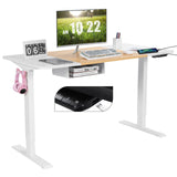 55"x 28" Height Adjustable Electric Standing Desk, Sit Stand Desk w/Control Panel & USB Port