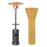 Tangkula 48000 BTU Outdoor Patio Heater with Wheels, Portable Porch Propane Heater