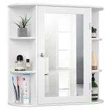 Tangkula Bathroom Medicine Cabinet with Mirror