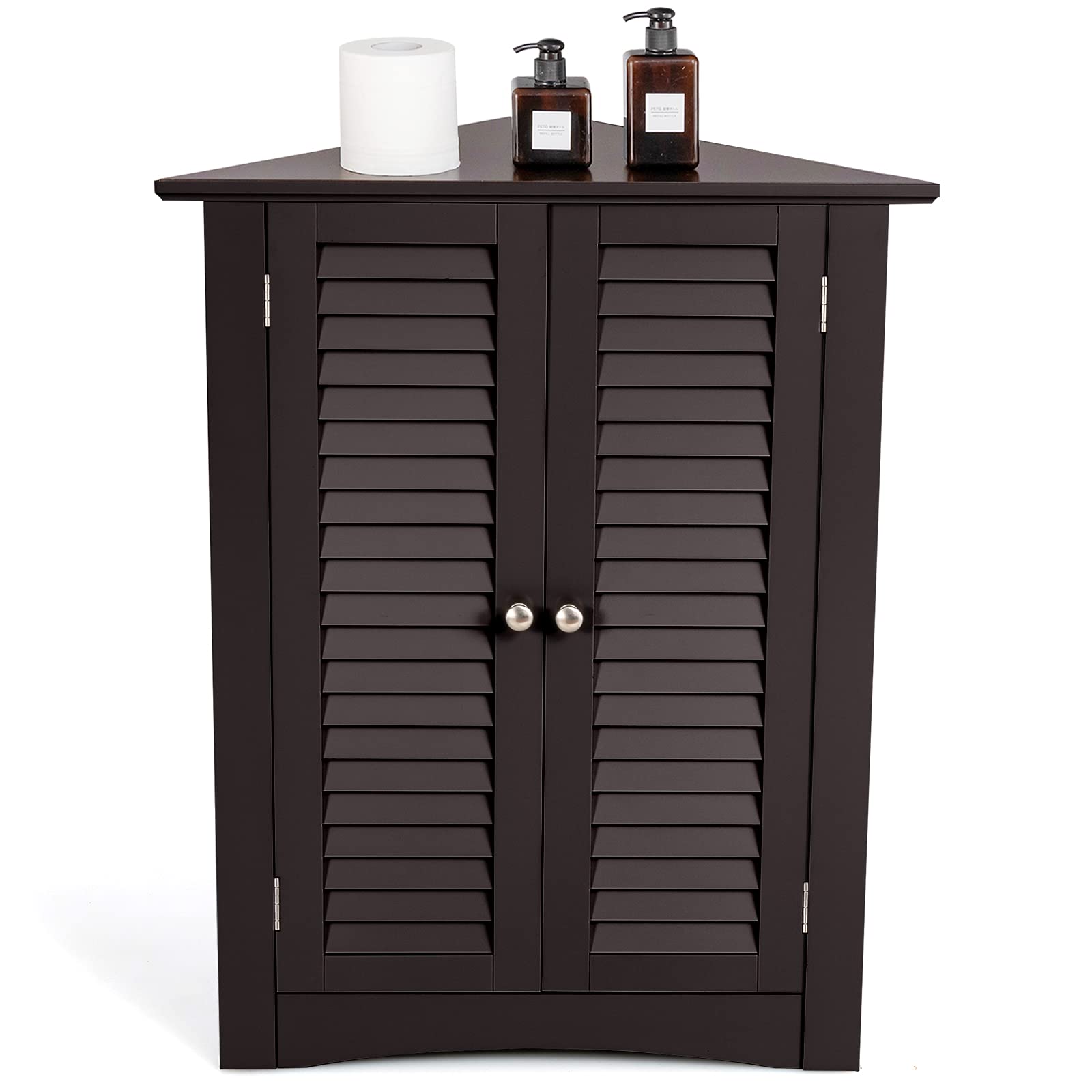 Freestanding Floor Cabinet Organizer - Tangkula