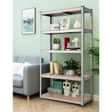 Tangkula Metal Storage Shelves, Heavy Duty Steel 5 Tier, Garage Organization Storage Rack, 36"Lx16''Wx72"H