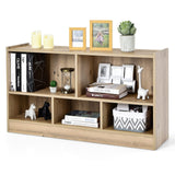 Wood Storage Cube Bookcase - Tangkula