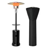 Tangkula 48000 BTU Outdoor Patio Heater with Wheels, Portable Porch Propane Heater