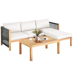 L Shape Outdoor Furniture Set - Tangkula