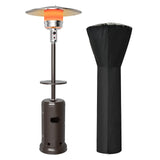 Tangkula 48000 BTU Outdoor Patio Heater with Wheels, Portable Porch Propane Heater