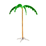 7 FT LED Lighted Palm Tree with 306 LED Lights, Outdoor & Indoor Holiday Decoration