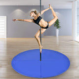 Tangkula Pole Dance Mat Foldable Yoga Exercise Safety Dancing Cushion Steel Pipe Crash Mat, Dia 5ft x 2"