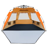 Tangkula 3-4 Person Easy Pop Up Beach Tent, UPF 50+ Portable Sun Shelter