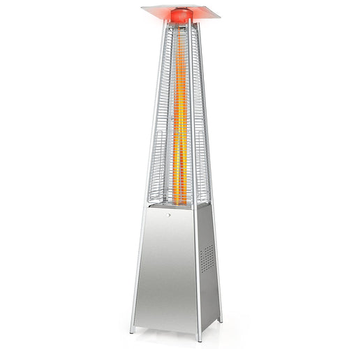 Tangkula 90-inch Outdoor Patio Heater, 42000 BTU Portable Pyramid Propane Heater