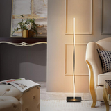 Tangkula Helix LED Floor Lamp for Living Rooms