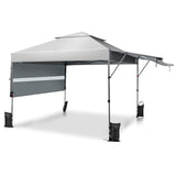 Tangkula 10x17.6 Ft Pop Up Canopy with Adjustable Dual Awnings