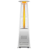 Tangkula Patio Propane Heater, 42,000 BTU Pyramid Outdoor Heater with Tip-Over and Flameout Protection