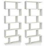 6-Tier Wooden Bookcase - Tangkula