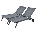 Outdoor Aluminum Chaise Lounge