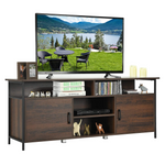  Wood Universal TV Stand for TVs up to 65 Inches - Tangkula