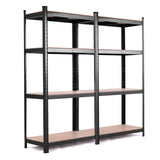 TANGKULA Home Garage Multi-Use Storage Rack with Adjustable Shelves, 4-Tier Garage Shelf