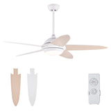 Tangkula 52 Inch Ceiling Fan with Lights, Indoor Modern LED Ceiling Fan