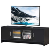 Classical TV Stand for TVs up to 70 Inches Flat Screen, Modern TV Cabinet w/Cable Management