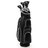Tangkula Complete Golf Clubs Set 10 Pieces Right Hand, Free Putter, Golf Club Set
