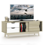 Modern TV Stand for Flat TVs Up to 60" - Tangkula