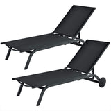 Outdoor Aluminum Chaise Lounge