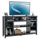 Tangkula TV Stand for TVs up to 65", Media Console Table w/Adjustable Shelf & Cable Management Holes