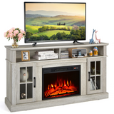 Tangkula Fireplace TV Stand for TVs Up to 65 Inch