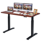 Tangkula 55 x 28 Inch Electric Standing Desk, Height Adjustable Sit to Stand Desk