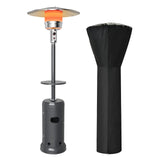 Tangkula 48000 BTU Outdoor Patio Heater with Wheels, Portable Porch Propane Heater
