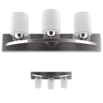 Bathroom Vanity Lamp Brushed Nickel Wall Mounted Vanity Lighting Fixture - Tangkula