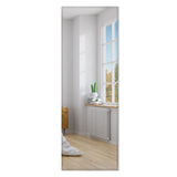 Tangkula Full Length Mirror Wall Mounted , 43 x 15 Inch Rectangle Frameless Mirror w/Beveled Edge, Wall Dressing Mirror