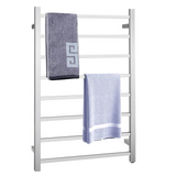 Tangkula Towel Warmer 8 Bars, Wall Mounted Electric Heated Towel Rack