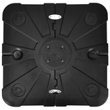 Tangkula Cantilever Offset Patio Umbrella Base Weight Stand with Wheels, 260lbs Wet Sand Filled Weight