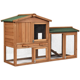 Rabbit Hutch Indoor and Outdoor - Tangkula